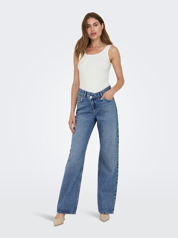 ONLY Wide Leg Jeans 'RIGA' in Blau