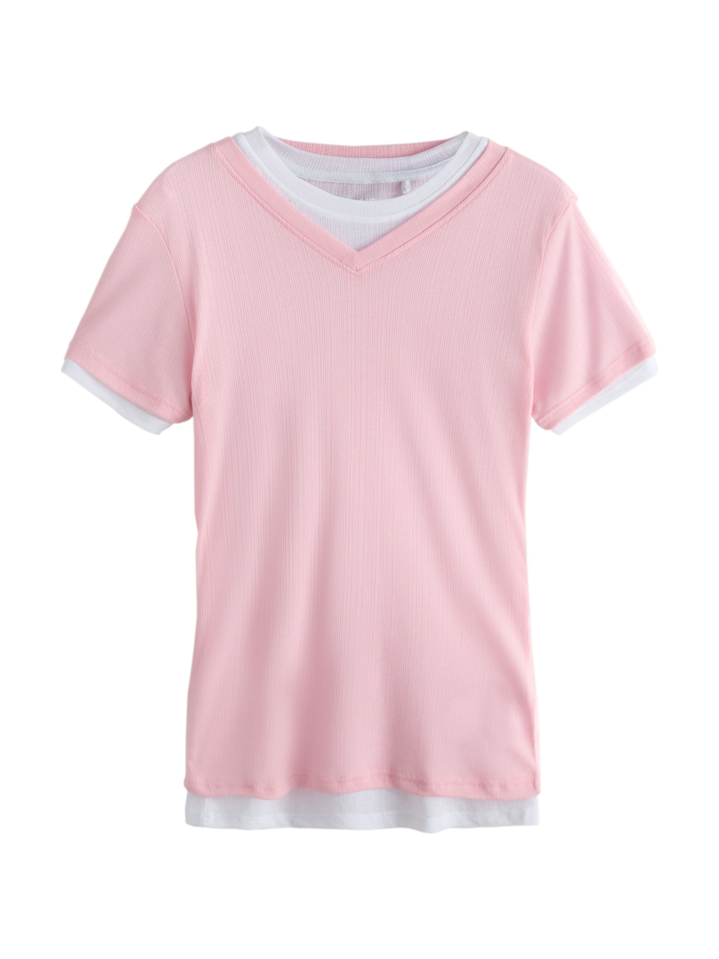 T-shirt Next en rose : devant