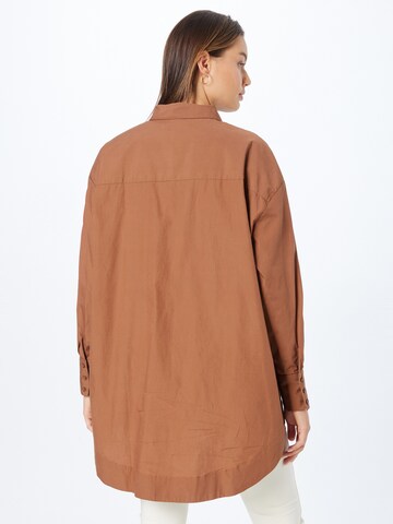 VERO MODA Blus 'BIANCA' i brun