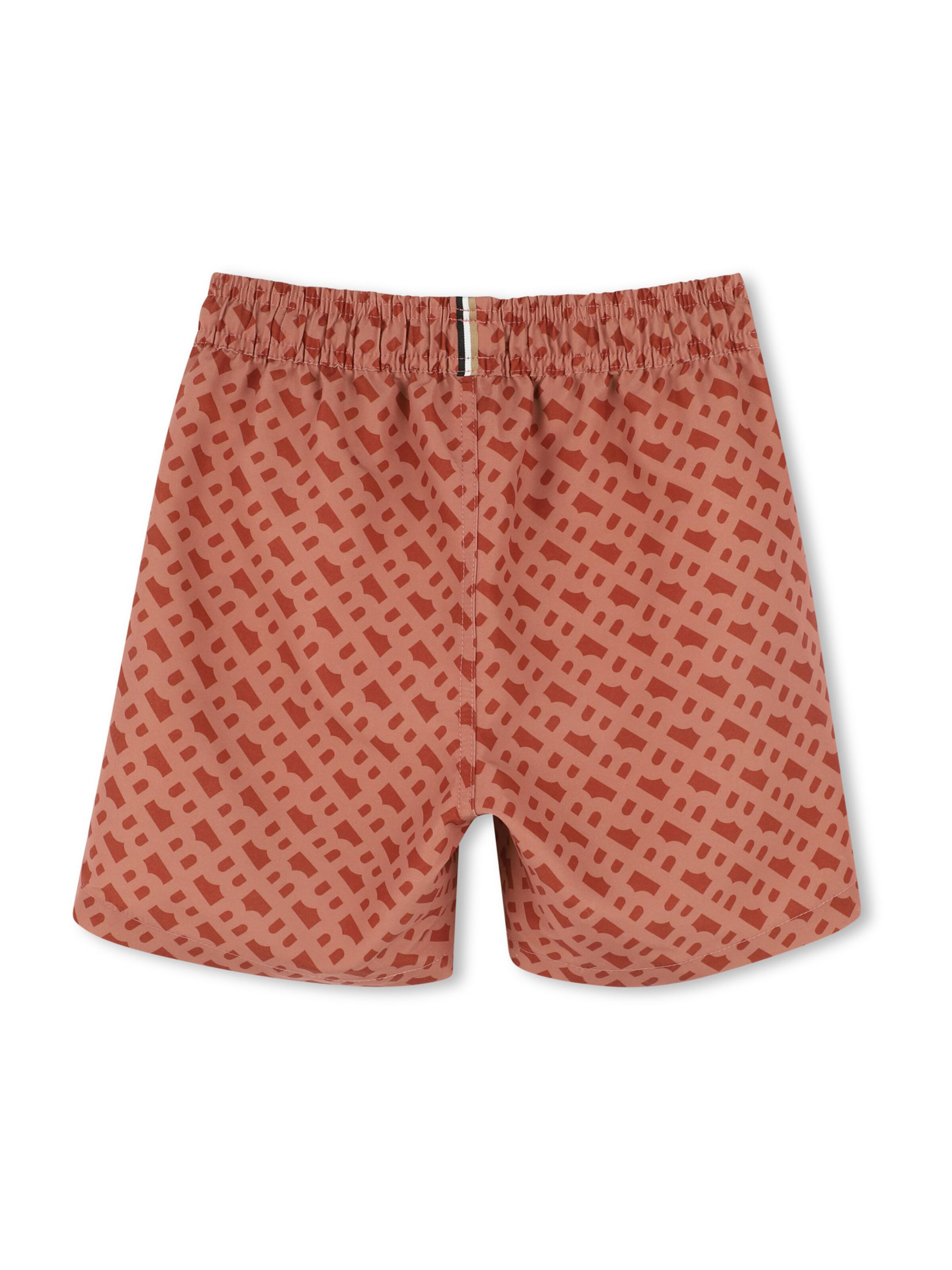 BOSS Plavecké šortky – hnědá