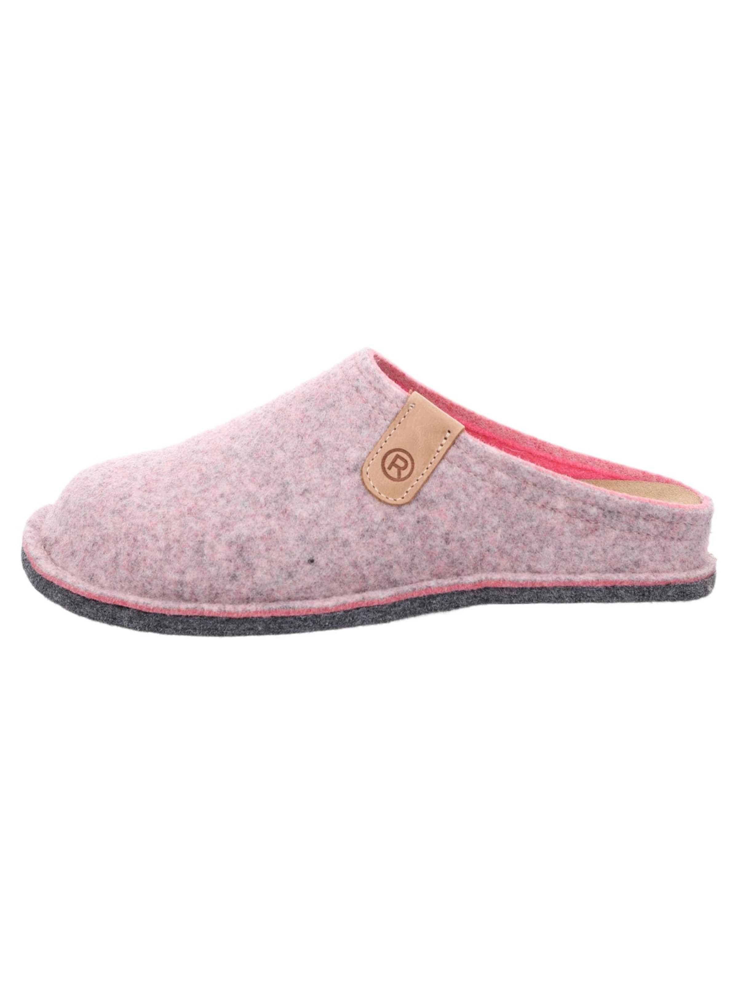 ROHDE Hausschuh 'Lucca-D'‌‌‌ in Pink: Vorderseite