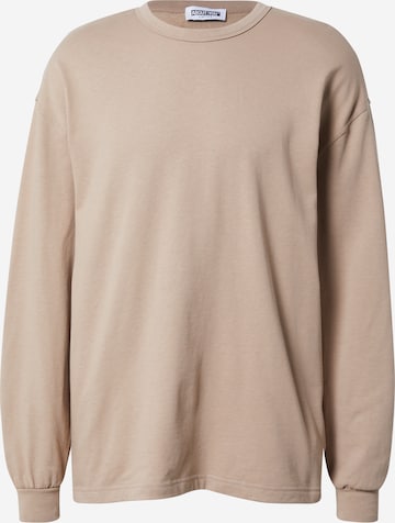 ABOUT YOU Limited Sweatshirt 'Luca' in Beige: voorkant