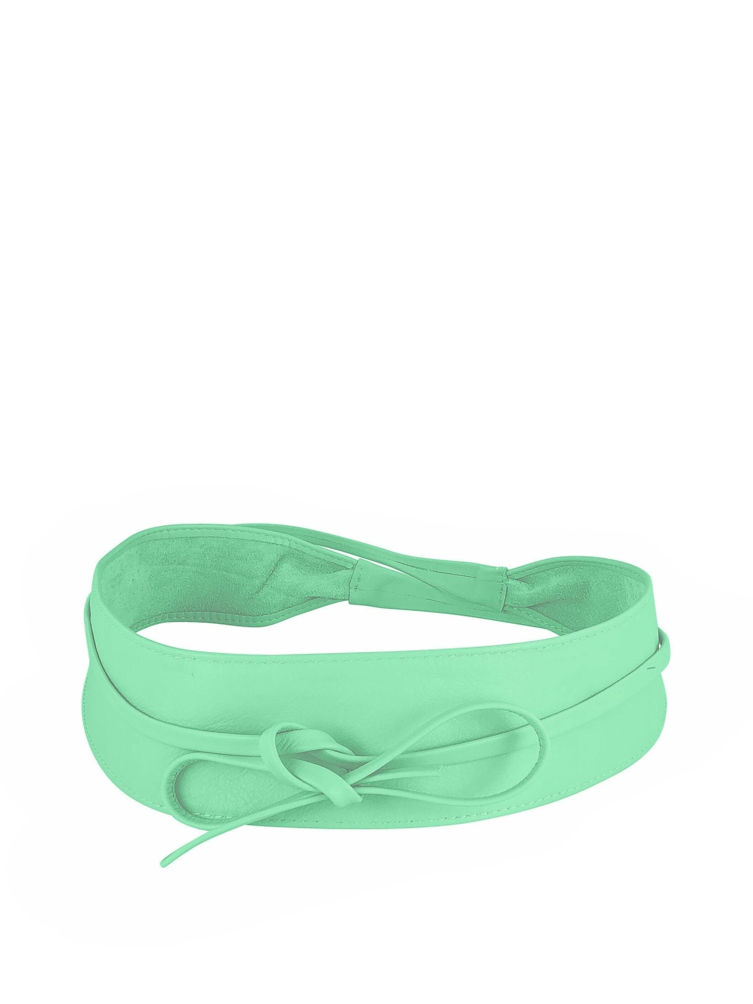 COLLEZIONE ALESSANDRO Belt 'Summertime' in Green: front