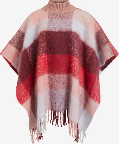 VILA Cape 'Asta' in Dusky pink / Bordeaux / Fire red / White, Item view