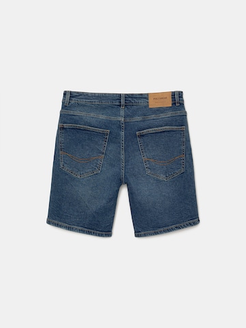 Pull&Bear Slimfit Shorts in Blau