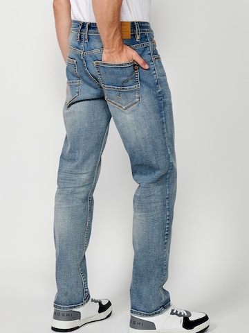 KOROSHI Regular Jeans in Blau