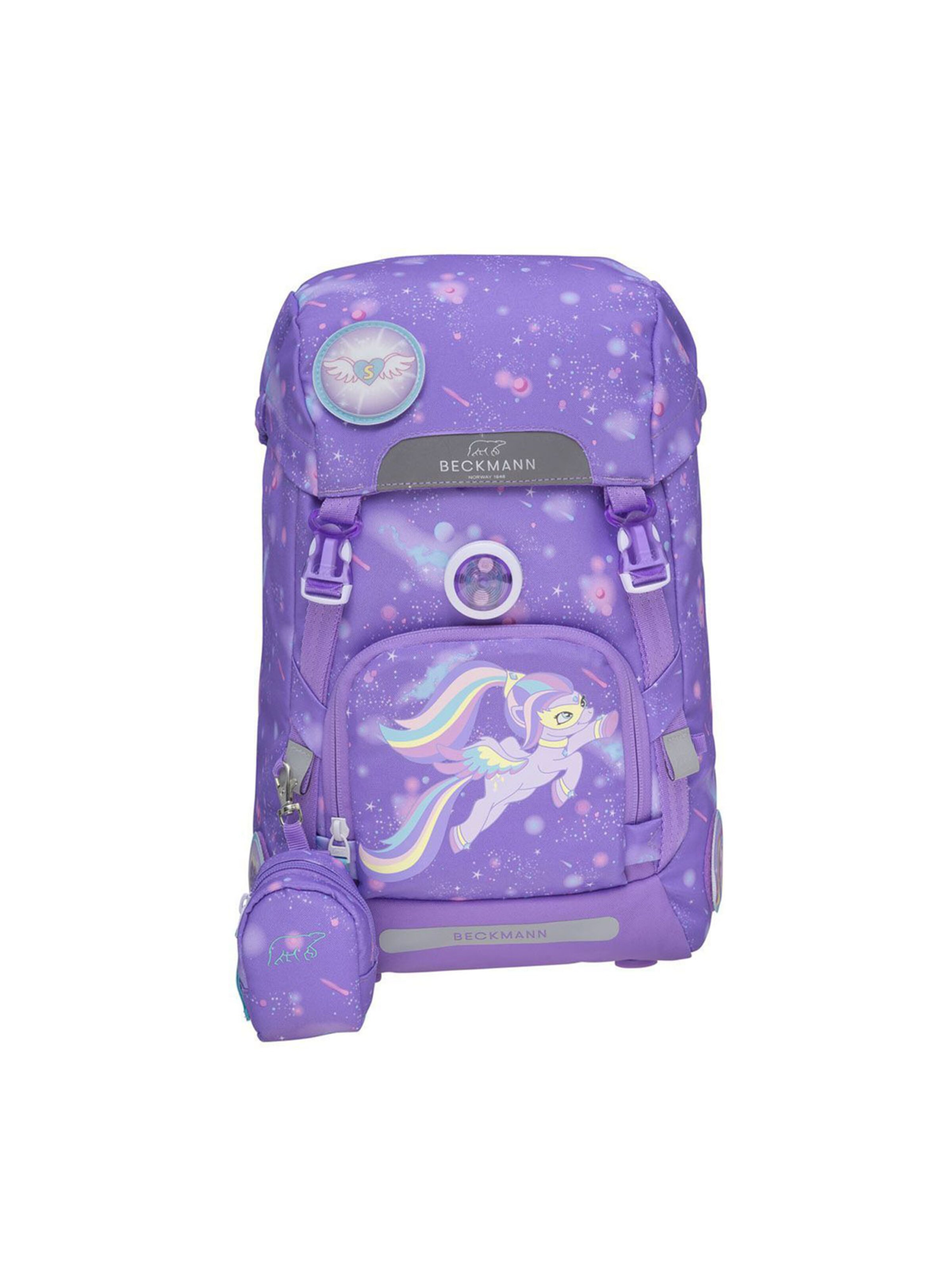 BECKMANN Backpack 'Classic' in Purple