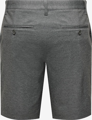 regular Pantaloni chino 'MARK' di Only & Sons in grigio