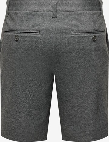 Only & Sons Regular Chino Pants 'MARK' in Grey