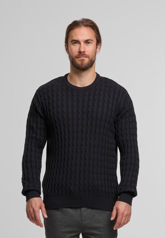 INDICODE JEANS Pullover 'Trevin' in Schwarz