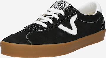 Baskets basses VANS en noir : devant