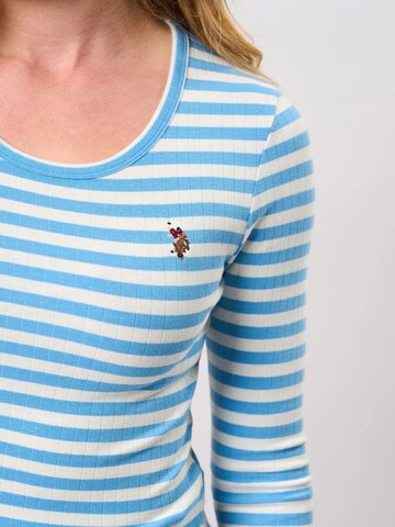 U.S. POLO ASSN. Shirt 'Chanett' in Blauw