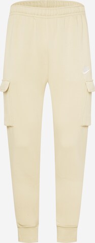 Nike Sportswear - Pantalón cargo en beige: frente