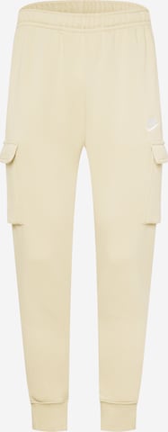 Nike Sportswear Cargo Pants in Beige: front