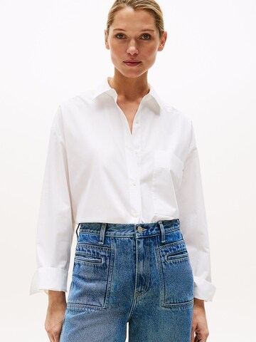 TOMMY HILFIGER Bluse 'ESS' in Weiß: Vorderseite