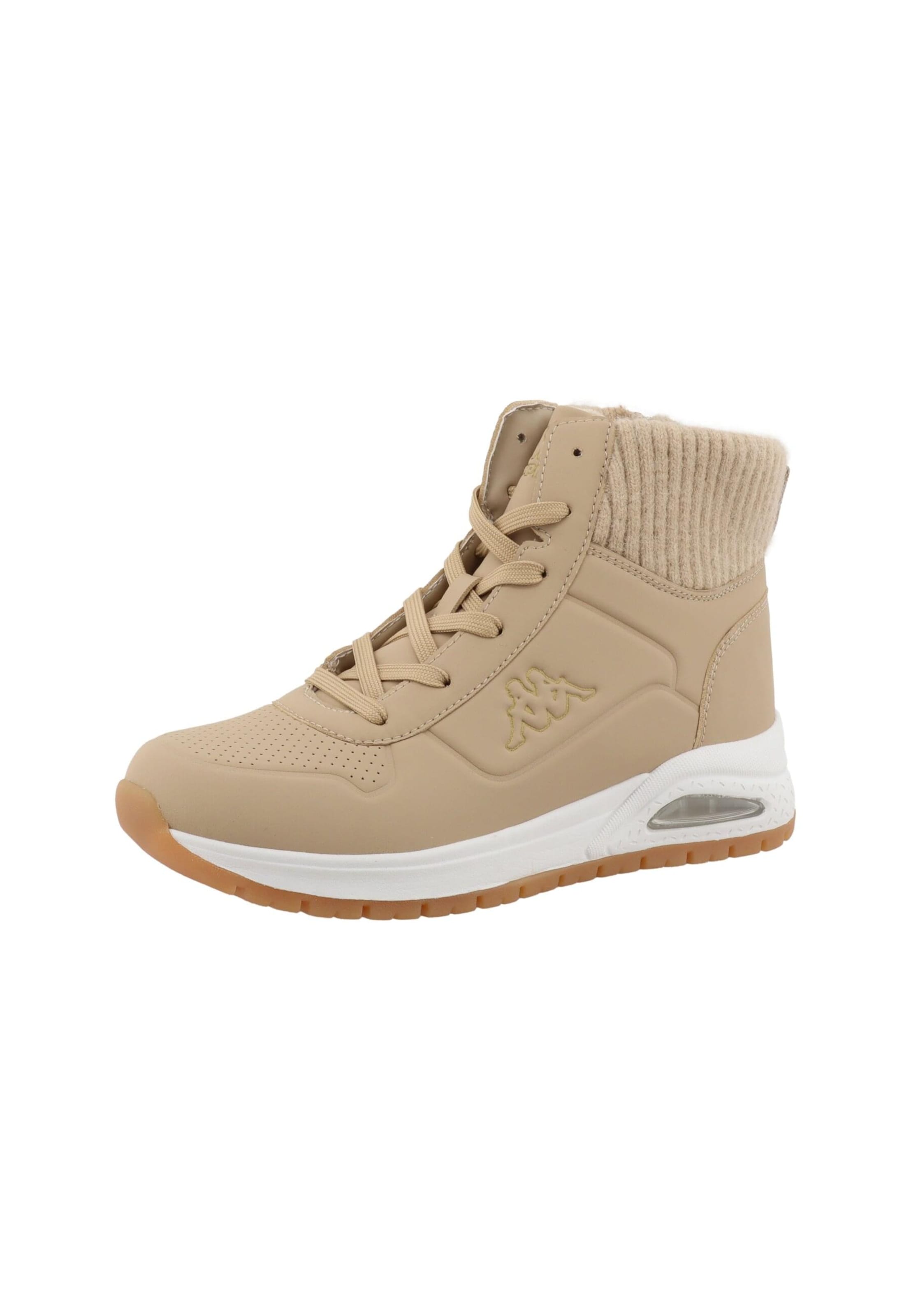 KAPPA Schnürstiefelette 'Caroline' in Beige: Vorderseite