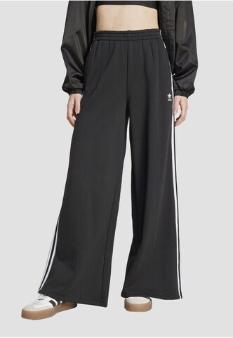 Wide Leg Pantalon ADIDAS ORIGINALS en noir : devant