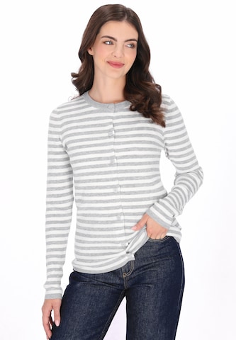 Cardigan usha BLUE LABEL en gris : devant