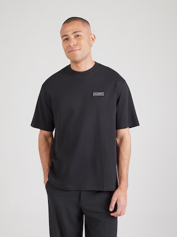 Tricou de la Karl Lagerfeld pe negru: față