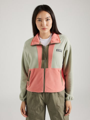 Veste en polaire fonctionnelle 'Back Bowl' COLUMBIA en vert : devant