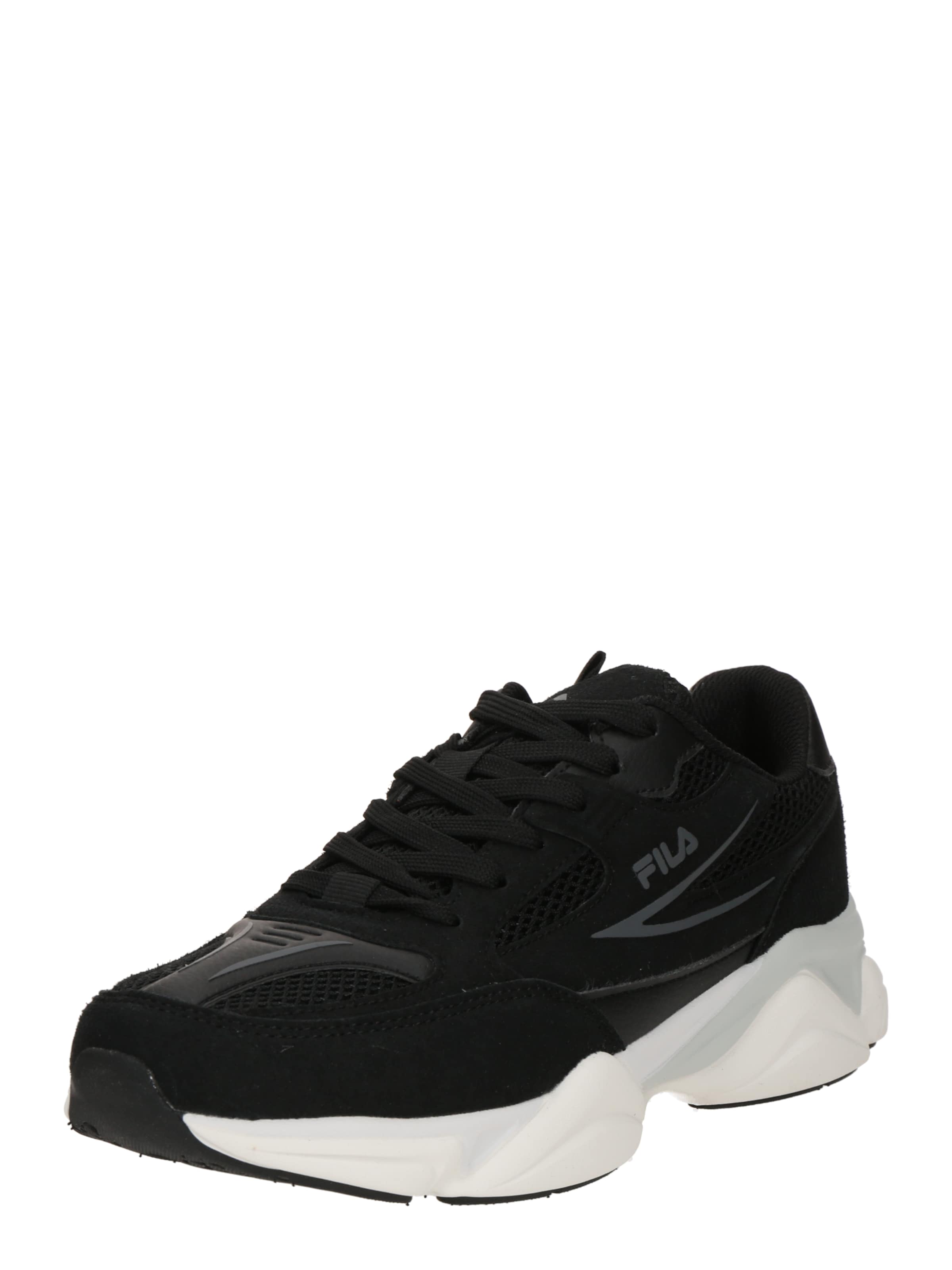 FILA - Zapatillas deportivas bajas en negro: frente