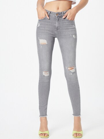 ONLY Skinny Jeans 'BLUSH' in Grey: front