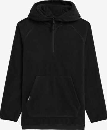 Sweat-shirt 4F en noir : devant