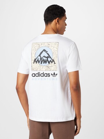ADIDAS ORIGINALS Shirt 'Adventure Mountain Back' in White