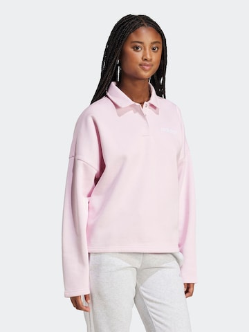 Hanorac sport de la ADIDAS SPORTSWEAR pe roz: față