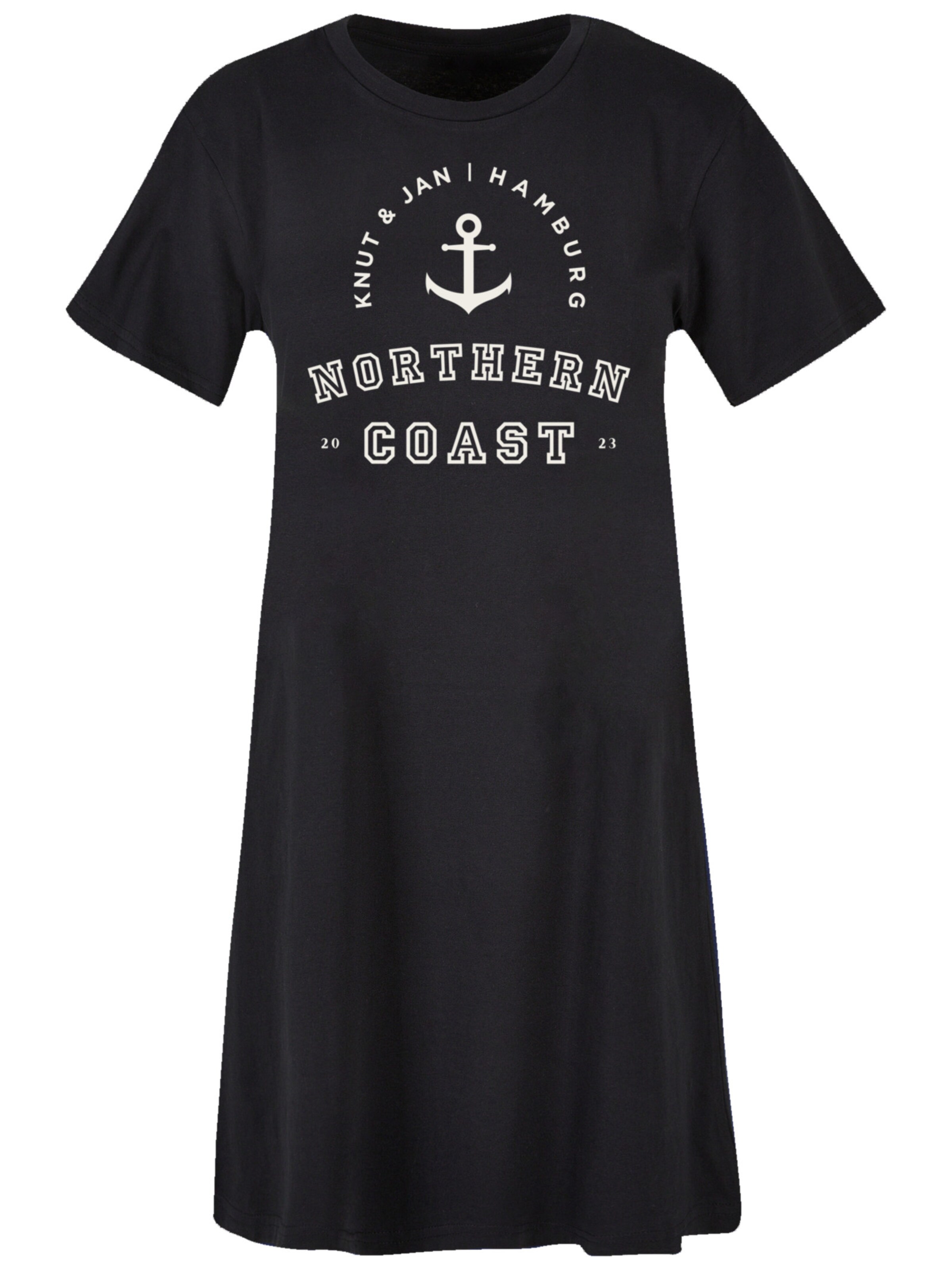 Robe 'Northern Coast Nordsee Knut & Jan Hamburg' F4NT4STIC en noir : devant