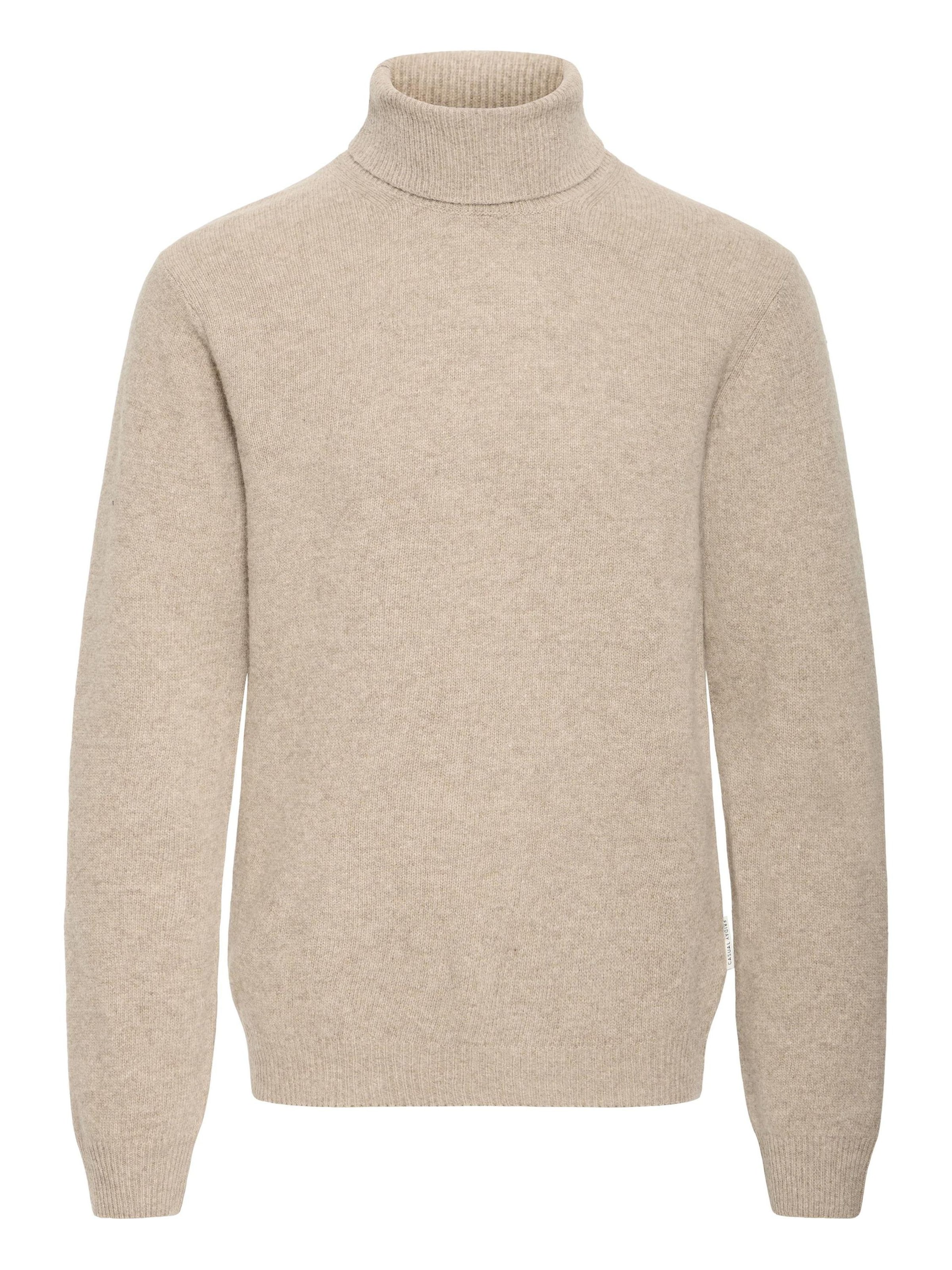 Casual Friday Trui ' CFKarl ' in Beige: voorkant