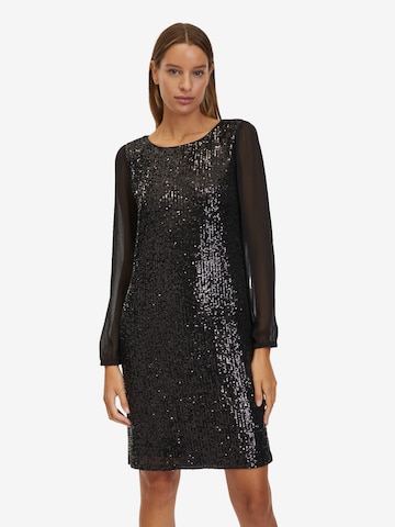 Robe de cocktail Betty & Co en noir : devant