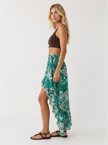 Miss June Rok 'Jupe Asymetrique Izzy' in Blauw