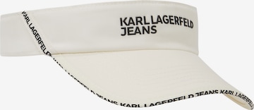 KARL LAGERFELD JEANS Lippalakki värissä valkoinen: etupuoli