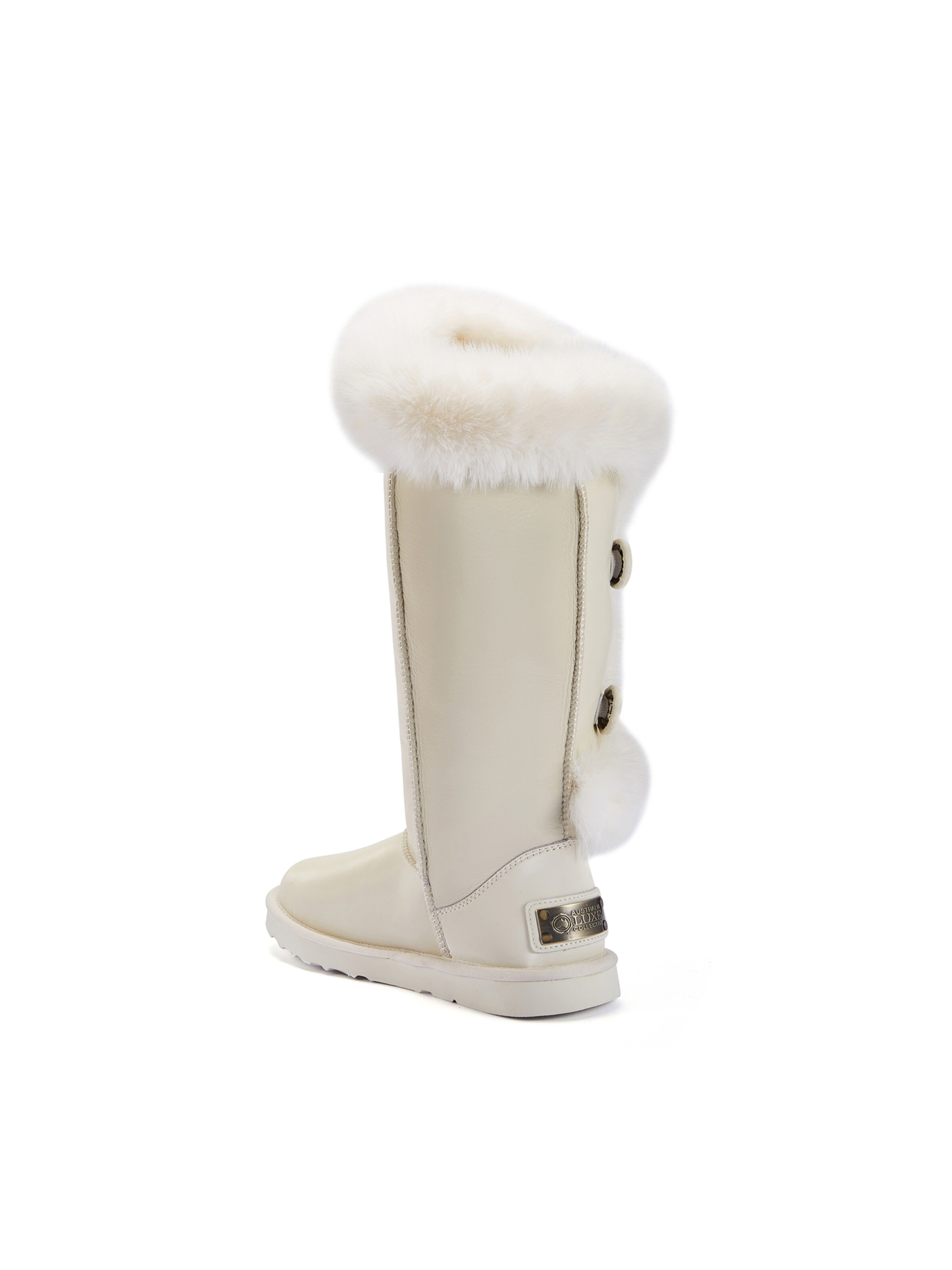 Australia Luxe Collective Boot 'Nordic Tall Satin' i beige