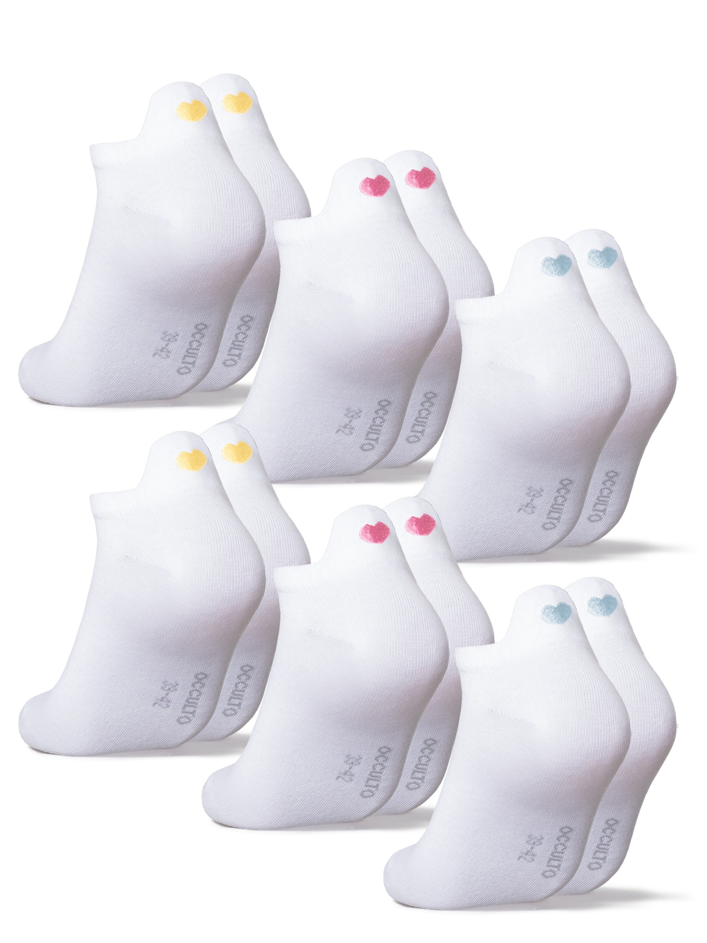 Occulto Socks 'Luca' in White: front
