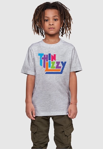Merchcode Shirt 'Thin Lizzy' in Grijs: voorkant