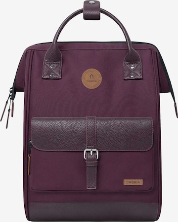 Cabaia Rucksack 'Adventurer' in Lila: Vorderseite
