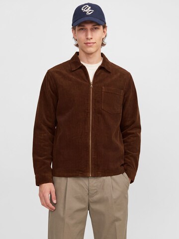 JACK & JONES Regular Fit Jacke 'JORToronto' in Braun: Vorderseite