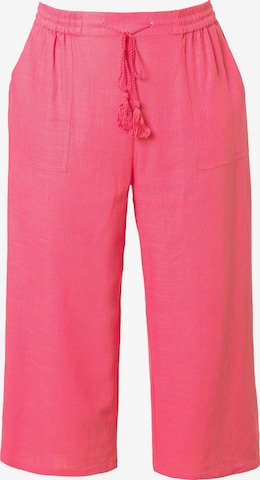 Ulla Popken Trousers in Pink: front