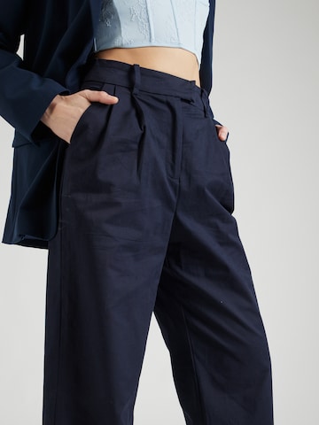 Wide Leg Pantalon à pince 'Albane' FRNCH PARIS en bleu