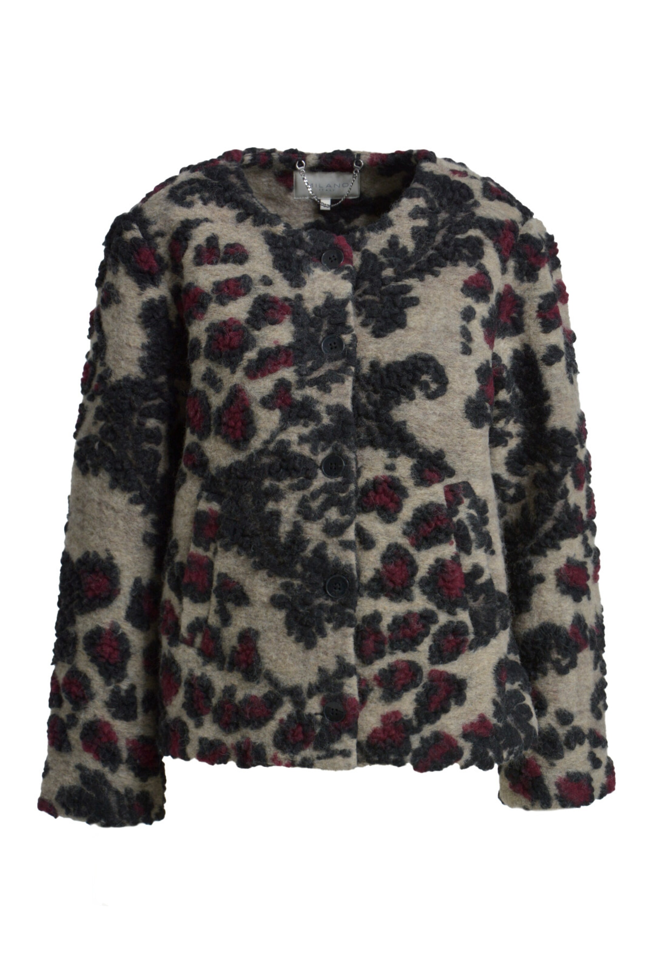 Milano Italy Between-Season Jacket in Black: front