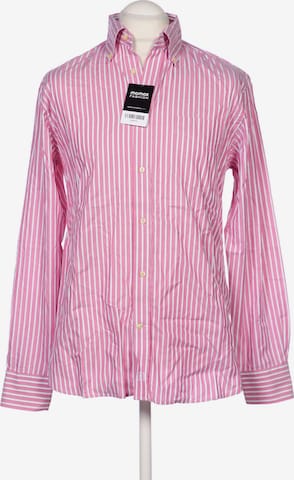 Hackett London Button Up Shirt in M in Pink: front