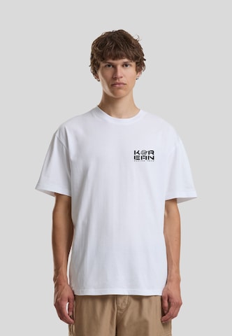 Mister Tee Shirt in Wit: voorkant