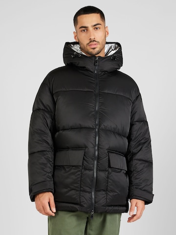 ARMANI EXCHANGE Jacke 'CABAN' in Schwarz: predná strana