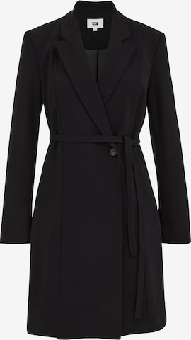 WE FashionKošulja haljina - crna boja: prednji dio