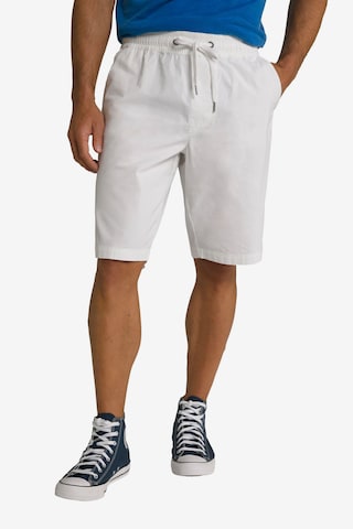JP1880 Regular Board Shorts in White: front