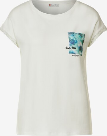 STREET ONE Shirt in White: front