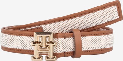 Cintura TOMMY HILFIGER di colore crema / cognac / oro, Visualizzazione prodotti