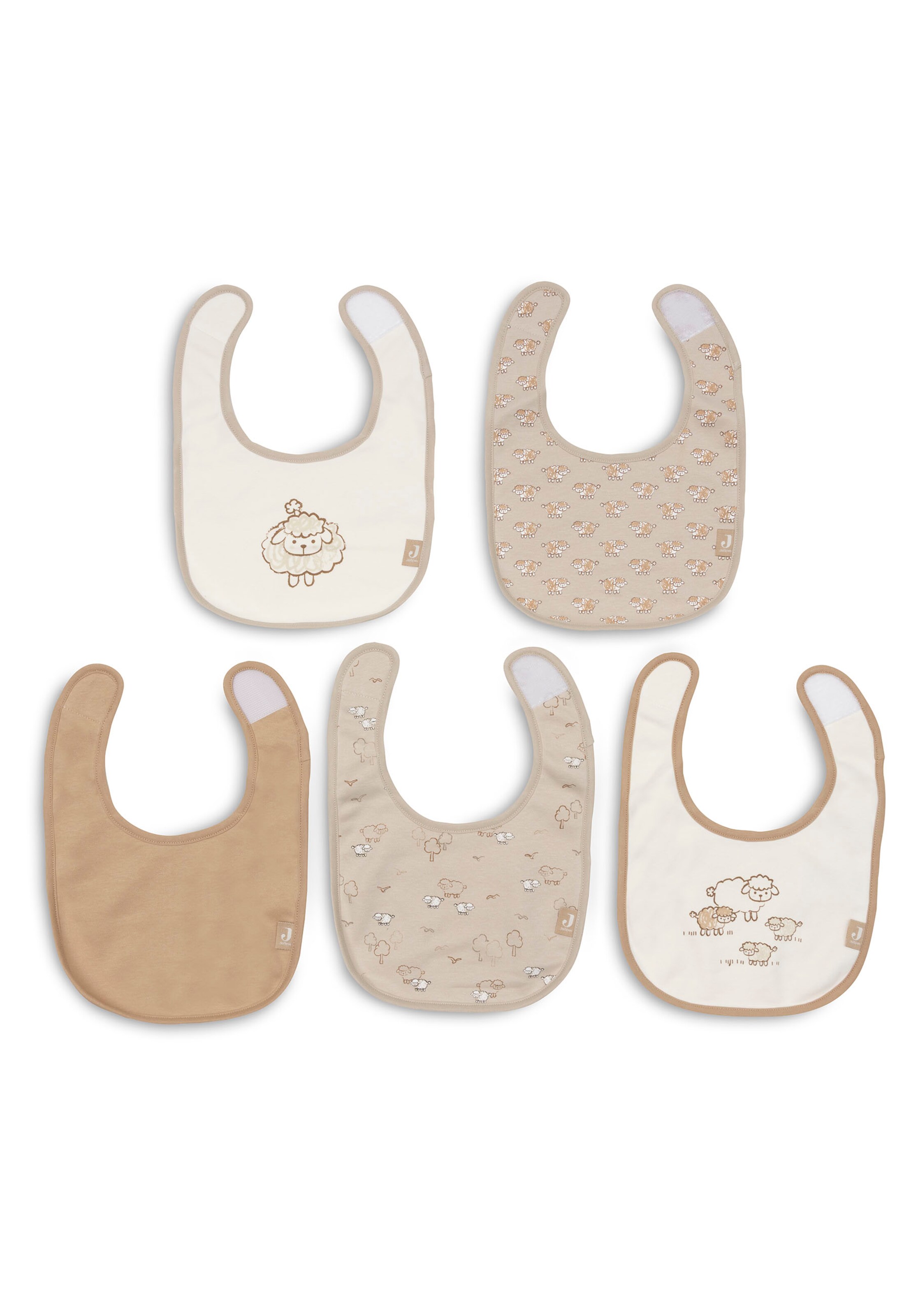 Jollein Bib in Beige: front